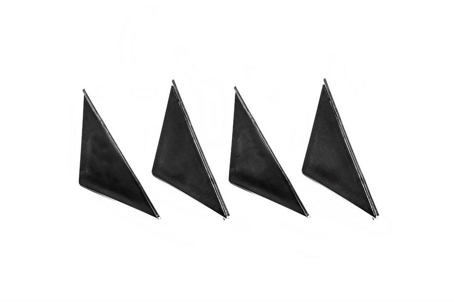 Universell bakre diffuser Type F (4 st, blank svart, ABS-plast) Foto 5