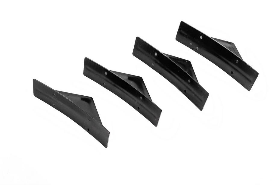 Universell bakre diffuser typ G (4 st, svart högglans, ABS-plast) Foto 4