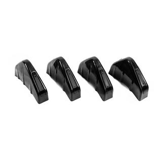 Universell bakre diffuser typ D (4 st, blanksvart, ABS-plast) foto 1