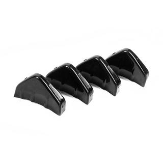 Universell bakre diffuser typ D (4 st, blanksvart, ABS-plast) foto 4