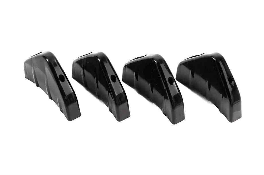 Universell bakre diffuser typ D (4 st, blanksvart, ABS-plast) Foto 5
