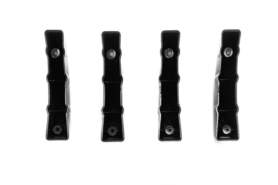 Universell bakre diffuser typ D (4 st, blanksvart, ABS-plast) Foto 7