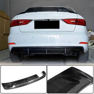 Bakre stötfångardiffuser V2 (för Base Sedan 2012-2016, kolfiber) foto 1