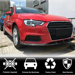 Frontsplitter Lip V1 (för Base 2017-2020 Sedan, kolfiber) foto 3