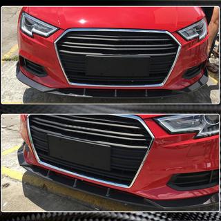 Frontsplitter Lip V1 (för Base 2017-2020 Sedan, kolfiber) foto 4