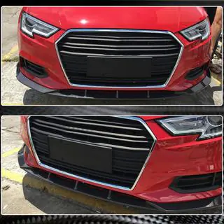 Frontsplitter Lip V1 (för Base 2017-2020 Sedan, kolfiber) foto 4