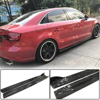 Sidokjolar (för Base Sedan, kolfiber) Audi A3 2012–2020 foto 1
