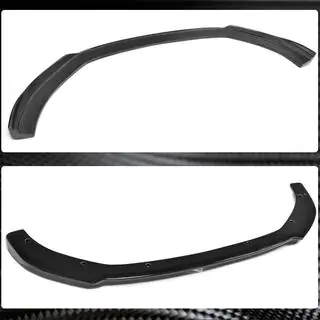 Frontläpp till främre stötfångare Lip V1 (för Base 2012-2016 Sedan, kolfiber) foto 4
