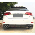 Audi A3 2012–2020 Bakre stötfångardiffusor V2 (för S-Line HB 2017-2020, kolfiber) foto 3