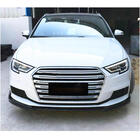 Audi A3 2012–2020 Frontläpp till främre stötfångaren Lip V1 (för Base 2017-2020 HB, kolfiber) foto 2