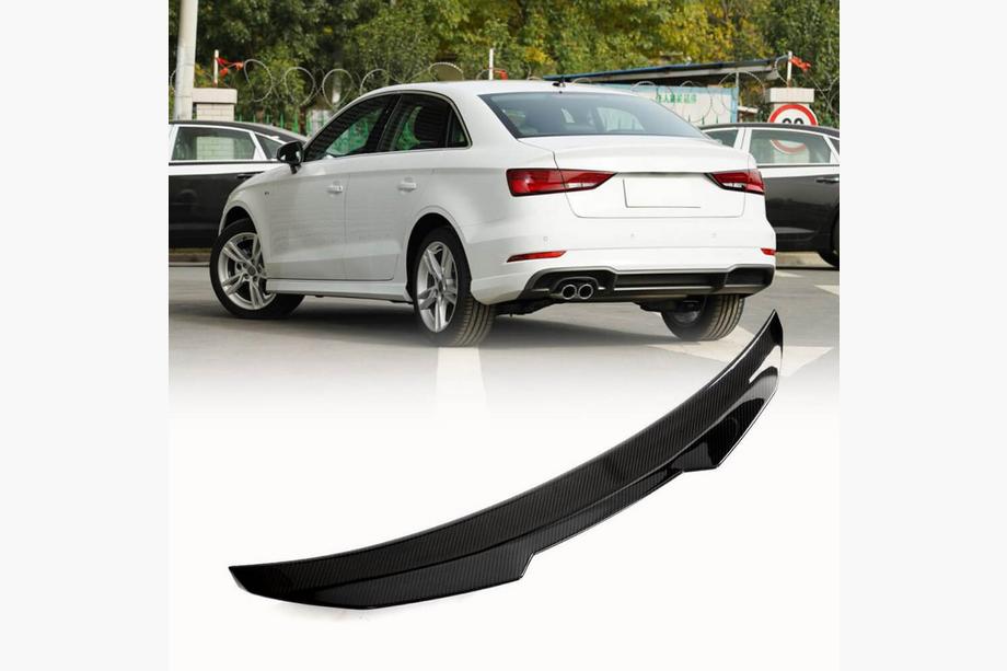 Audi A3 2012–2020 V10 spoiler (för Sedan, kolfiber) Image