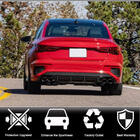 Audi A3 2020– Bakre stötfångardiffusor V2 (för S-Line Sedan 2020-2023, kolfiber) foto 2