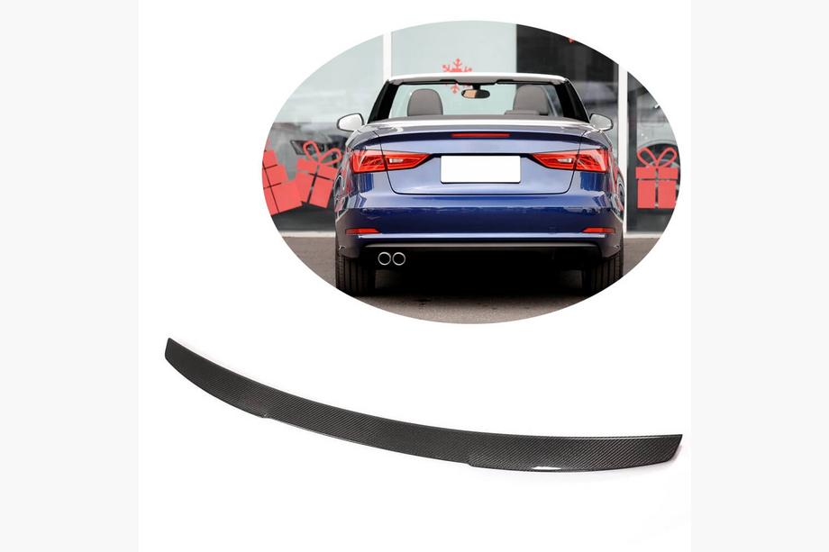 Audi A3 2012–2020 Spoiler (cabriolet, kolfiber) Image