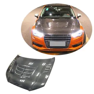 Motorhuv V1 (för Sedan 2012-2016, kolfiber) Audi A3 2012–2020 foto 1