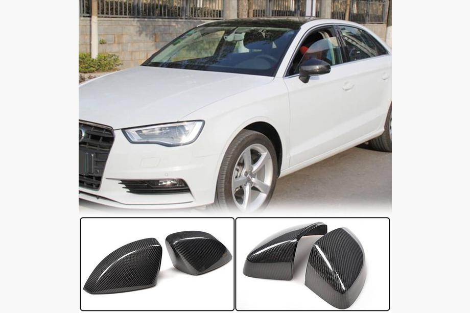 Audi A3 2012–2020 Spegelkåpor Replacement Style (Carbon) V2 Image