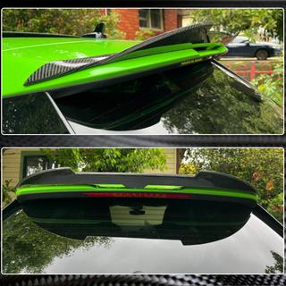 Spoiler (för hatchback, kolfiber) foto 4