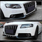Audi A4 B8 2007–2015 Frontläpp till främre stötfångare Flap (för Base 2007-2011, kolfiber) foto 3