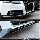 Audi A4 B8 2007–2015 Central frontspoilerläpp (för Base 2007-2011, kolfiber) foto 3