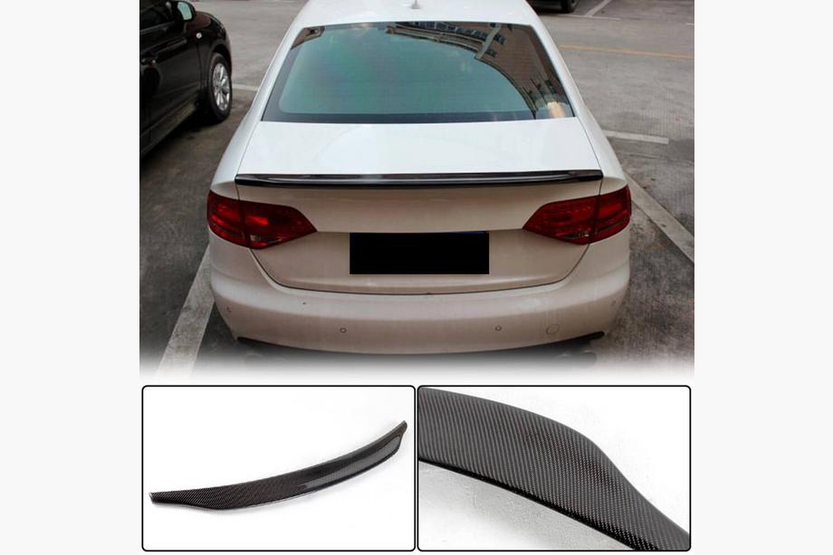 Audi A4 B8 2007–2015 Spoiler V1 (för Base 2007-2011, kolfiber) Image