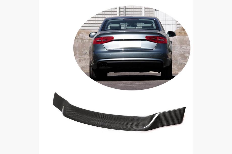 Audi A4 B8 2007–2015 Spoiler V4 (för Base 2011-2015, kolfiber) Image
