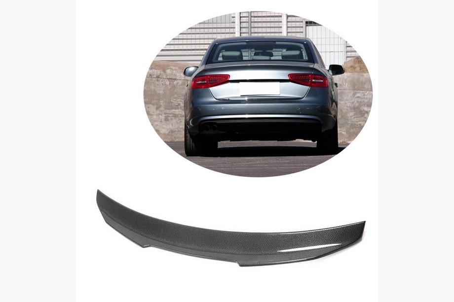 Audi A4 B8 2007–2015 Spoiler V3 (för Base 2011-2015, kolfiber) Image