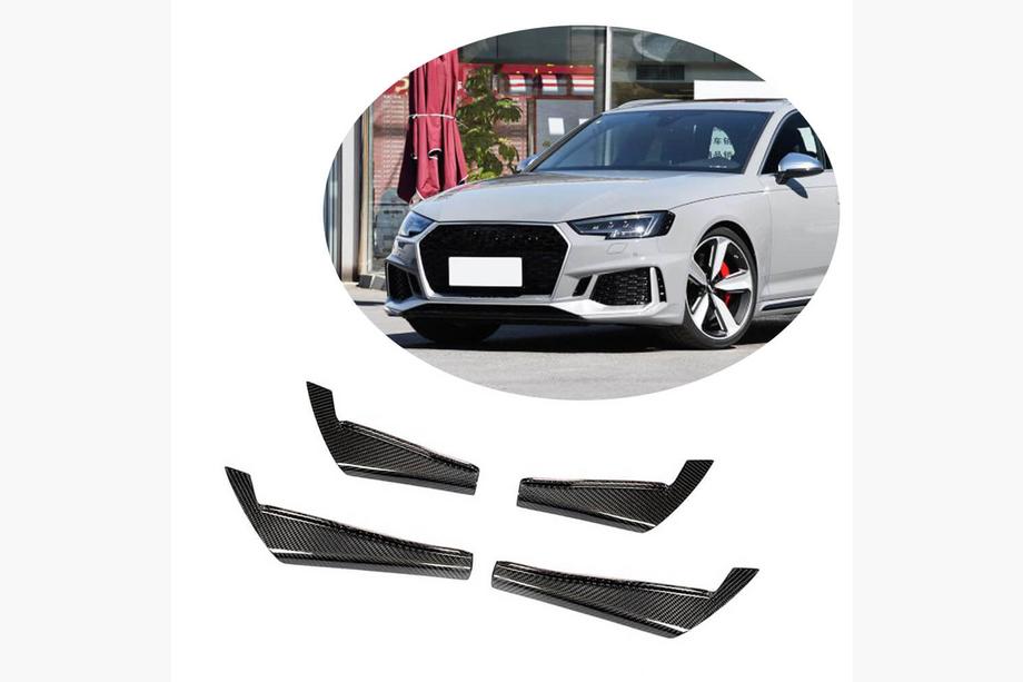 Audi A4 B9 2015–2024 Frontläpp till främre stötfångare (för Base 2015-2019, carbon) Image