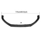 Audi A4 B9 2015–2024 Frontläpp till främre stötfångaren Lip V1 (för Base Sedan 2015-2019, kolfiber) foto 5