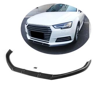 Frontläpp till främre stötfångaren Lip V1 (för Base Sedan 2015-2019, kolfiber) foto 1