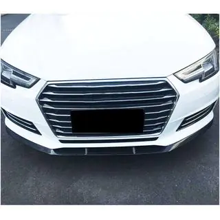 Frontläpp till främre stötfångaren Lip V1 (för Base Sedan 2015-2019, kolfiber) foto 2