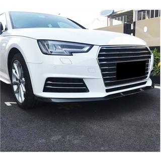Frontläpp till främre stötfångaren Lip V1 (för Base Sedan 2015-2019, kolfiber) foto 3