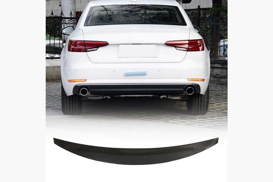 Audi A4 B9 2015–2024 Spoiler V1 (för Sedan, kolfiber) Image