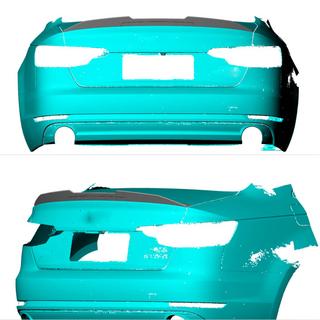 V4 spoiler (för Sedan, kolfiber) foto 2