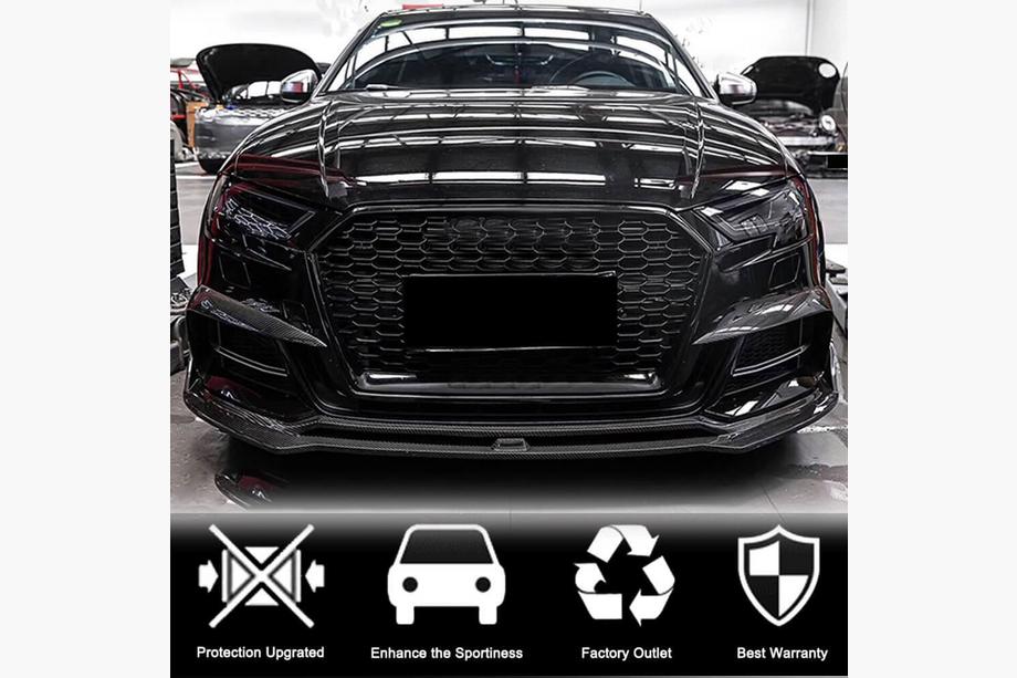 Audi A4 B9 2015–2024 Dimljusramar V2 (för S-Line Sedan 2015-2019, kolfiber) Foto 2