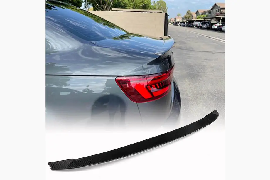 Audi A4 B9 2015–2024 Spoiler V5 (för Sedan, kolfiber) Image
