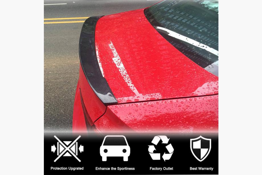 Audi A4 B9 2015–2024 Spoiler (för SD, plast) Foto 4
