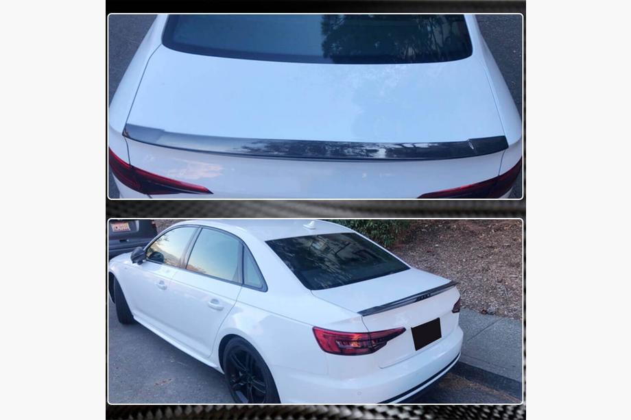 Audi A4 B9 2015–2024 Spoiler (för SD, plast) Foto 6