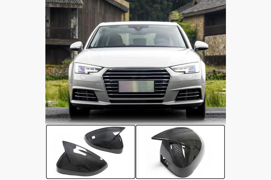 Audi A4 B9 2015–2024 Spegelskåpor, par, LHD ersättning (Carbon) V1 Image