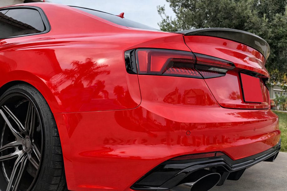 Audi A5 2016–2025 V6-spoiler (för Sportback, kolfiber) Image