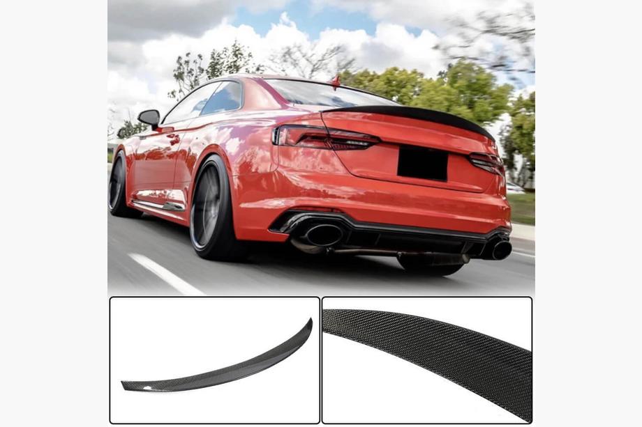 Audi A5 2016–2025 Spoiler V5 (för coupé, kolfiber) Image