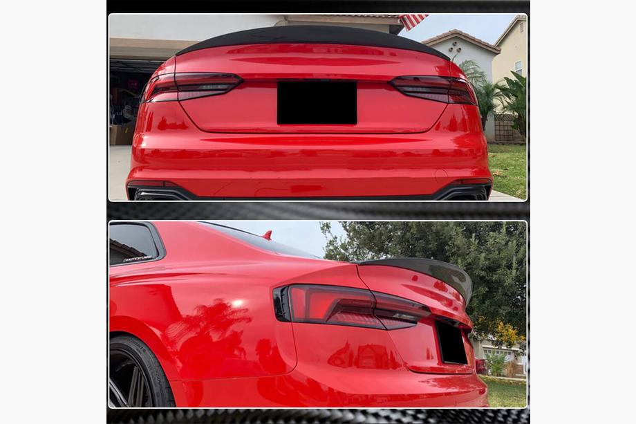 Audi A5 2016–2025 Spoiler V4 (för coupé, plast) Image