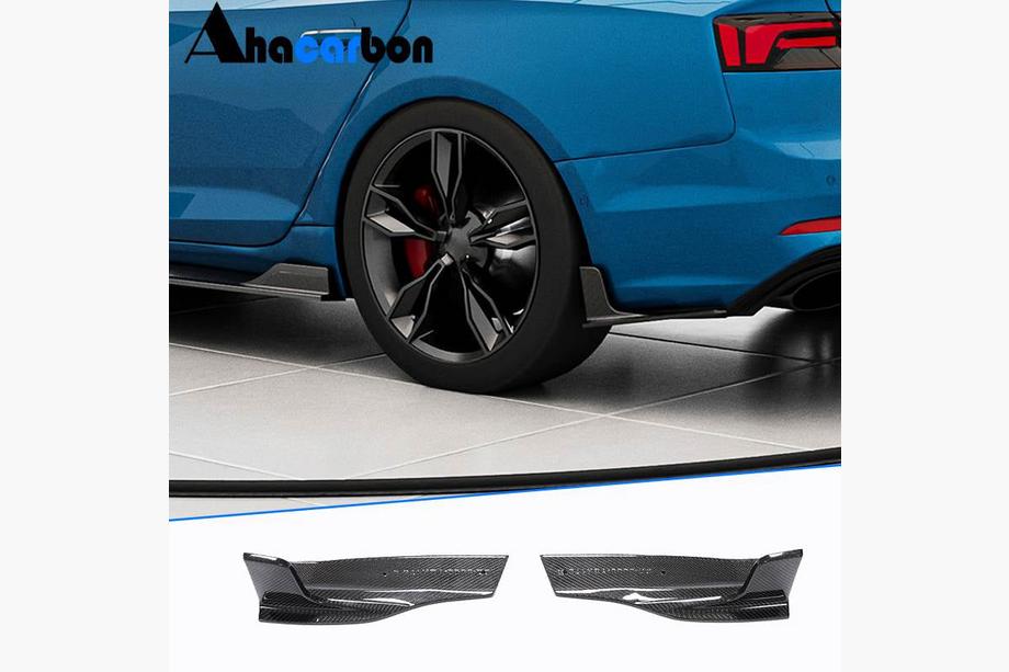 Audi A5 2016–2025 Bakre stötfångarflaps Flap (för S-Line 2016-2020, kolfiber) Image