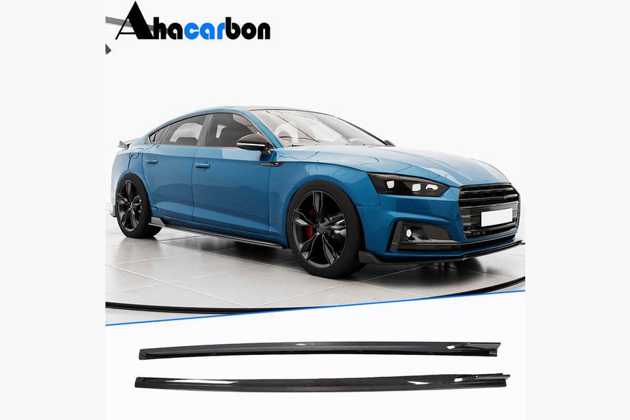 Audi A5 2016–2025 Sidokjolar 2016-2020 V1 (för Sportback, kolfiber) Image