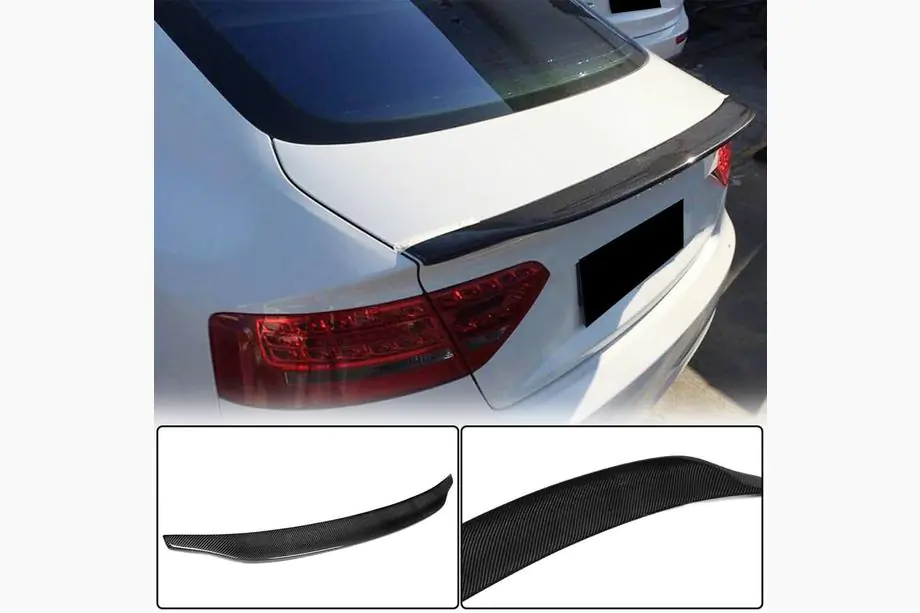 Audi A5 2007–2015 V2-spoiler (för Sportback, kolfiber) Image
