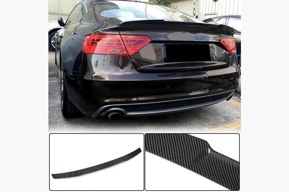Audi A5 2007–2015 Spoiler V1 (för Sportback, kolfiber) Foto 2
