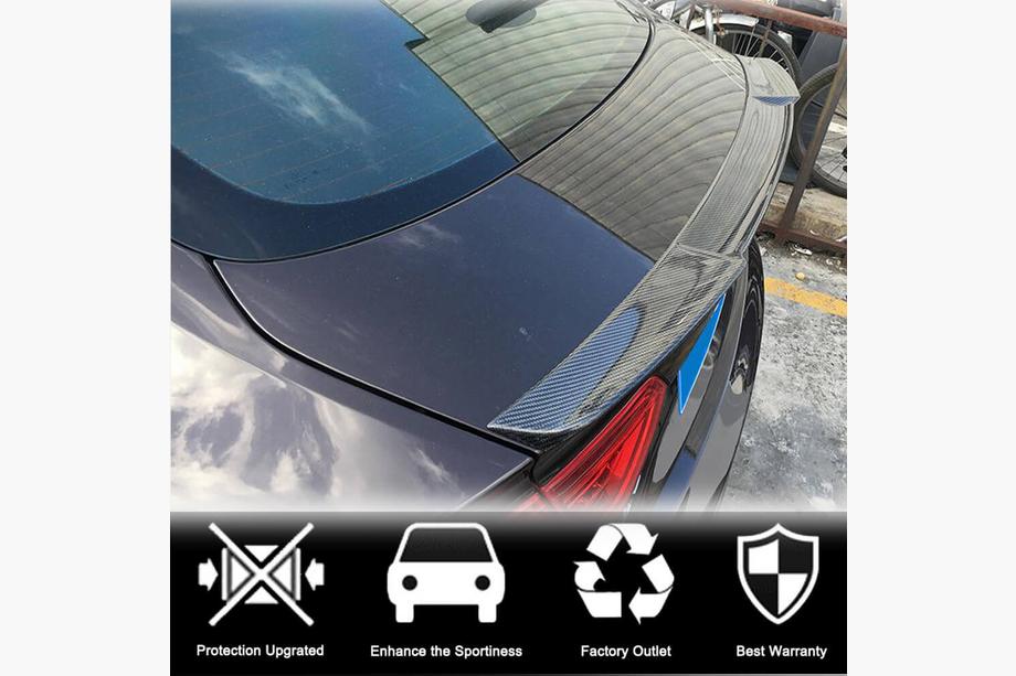 Audi A5 2007–2015 Spoiler V1 (för Sportback, kolfiber) Foto 3