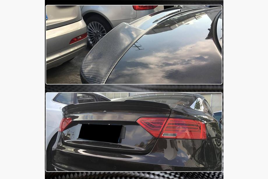 Audi A5 2007–2015 Spoiler V1 (för Sportback, kolfiber) Foto 4