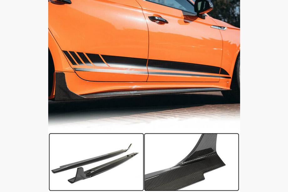 Audi A5 2016–2025 Sidokjolar 2021-2025 V1 (för Sportback, kolfiber) Image