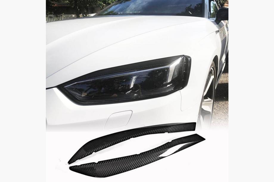 Audi A5 2016–2025 Strålkastarögonlock (kolfiber) Image