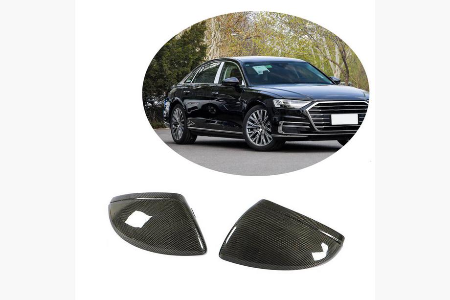 Audi A6 C8 2018–2025 Spegelkåpor Replacement Style (Carbon) V2 Image