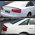 Audi A6 C7 2011–2017 Läppspoiler V4 (kolfiber) foto 4